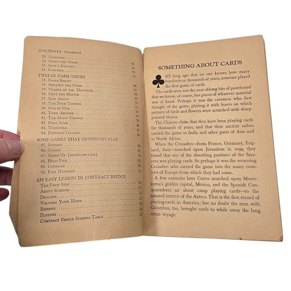 Vintage 1946 Book 50 Card Games for Children Vernon Quinn Whitman Ephemera - Picture 6 of 11